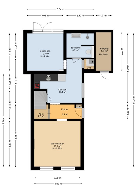 mediumsize floorplan